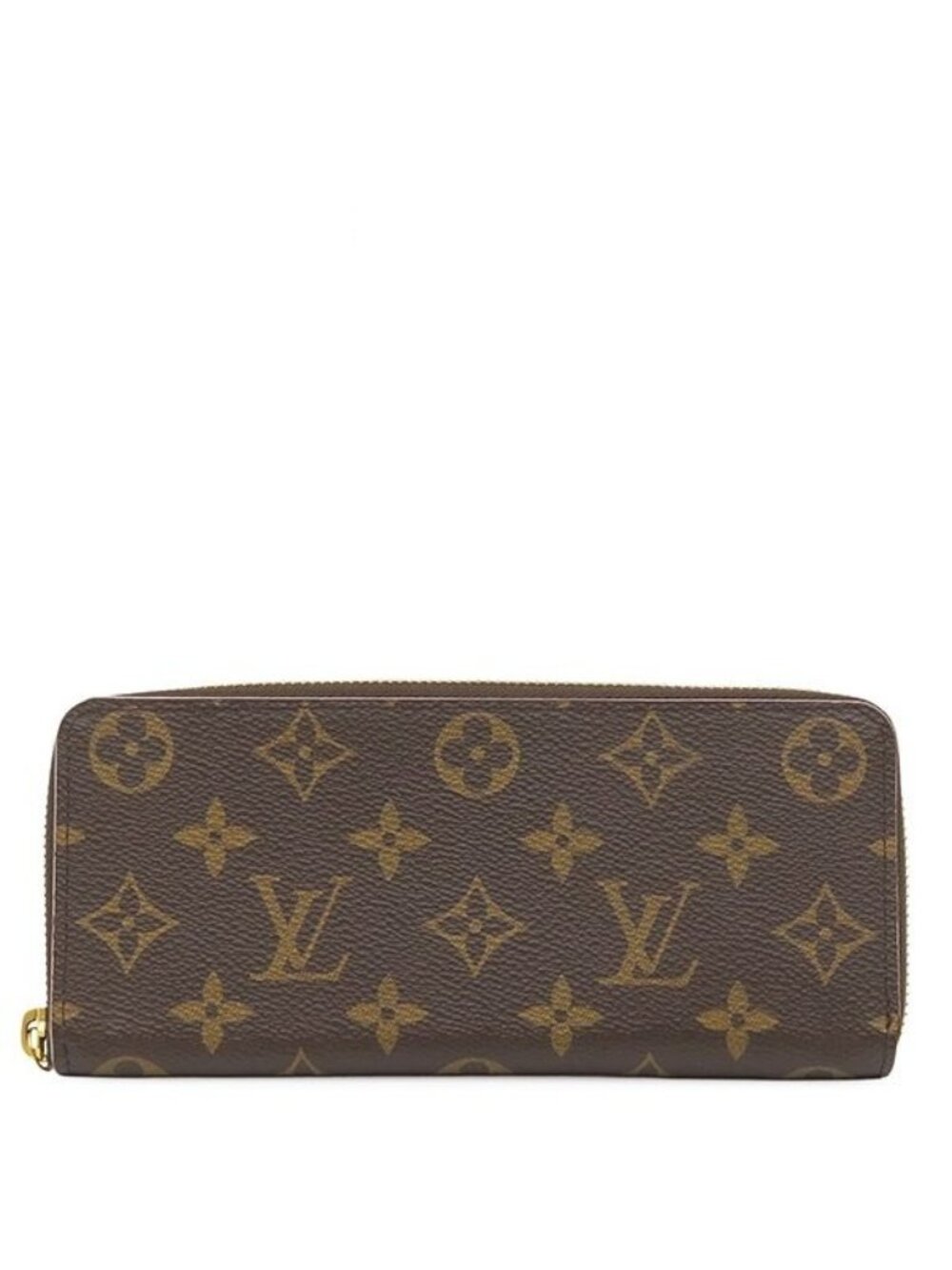 Louis Vuitton Wallet Portefeuille Clemence Flower Monogram Canvas Hot Pink Gold